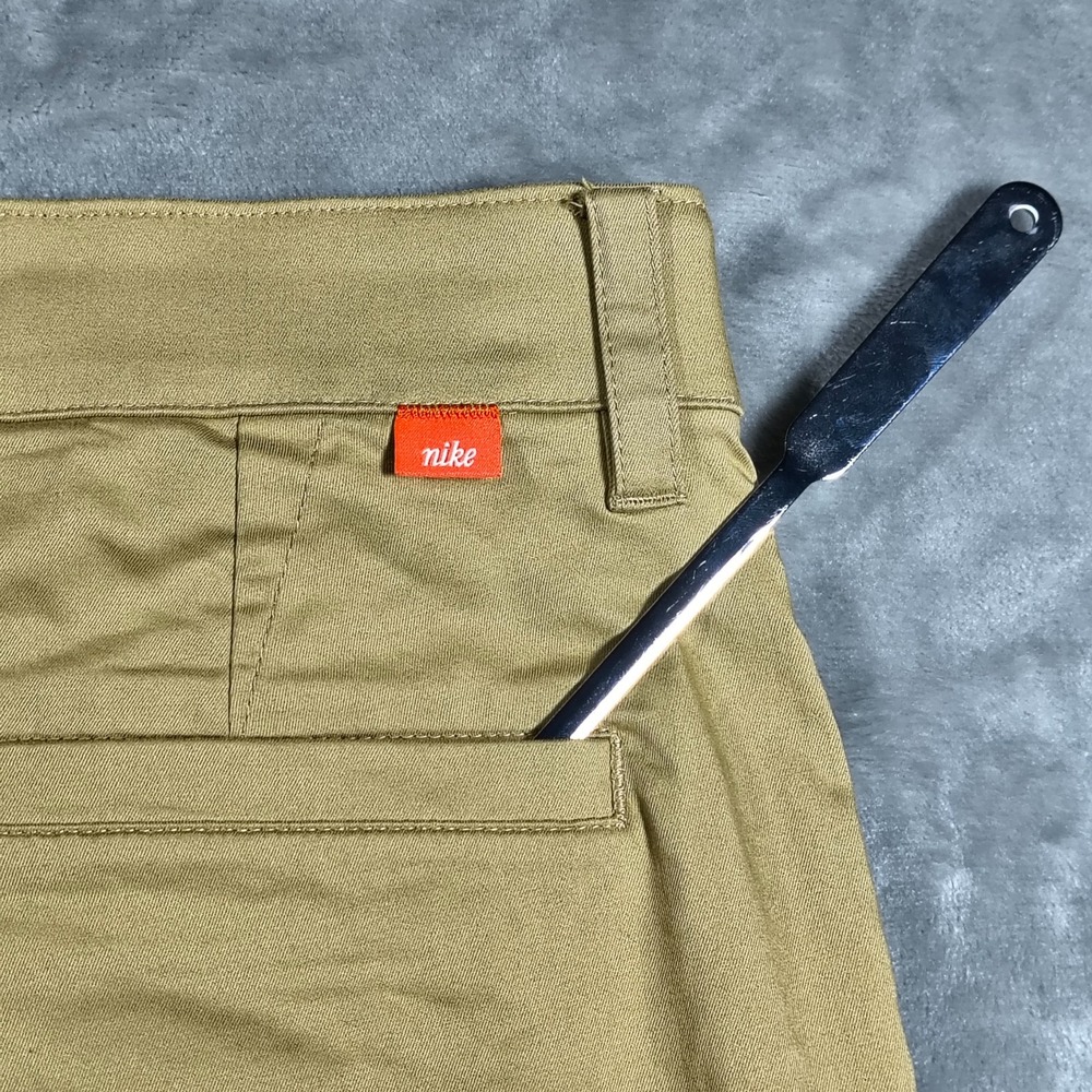 Nike Chino Pants Mens 32x320 Tan Dri Fit Stretch Chino Golf Lightweight - Picture 8 of 11